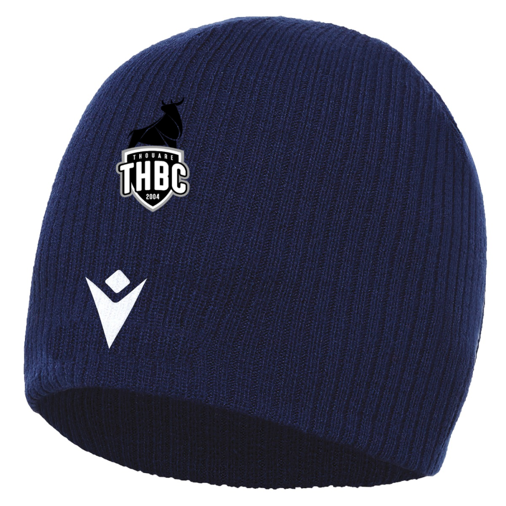 Macron Bonnet metel navy avec logo brodé | Image 1