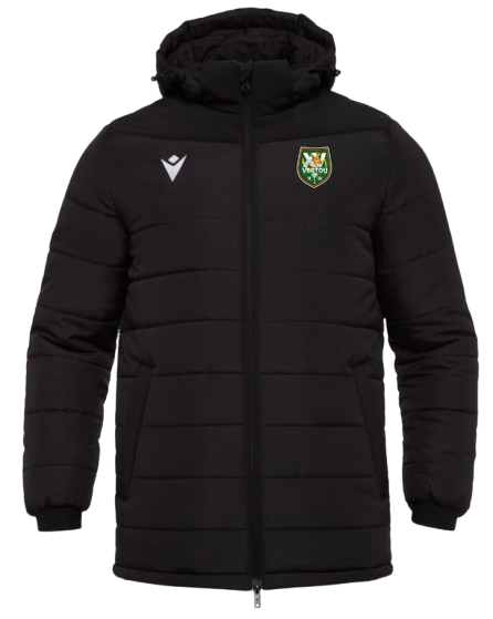Macron Narvik jacket noire avec logo brodé | Image 1