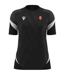 Macron Maillot féminin d'entrainement naga noir avec écusson | Image 1
