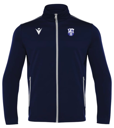 Macron Veste de sortie nemesis navy avec logo brodé | Image 1