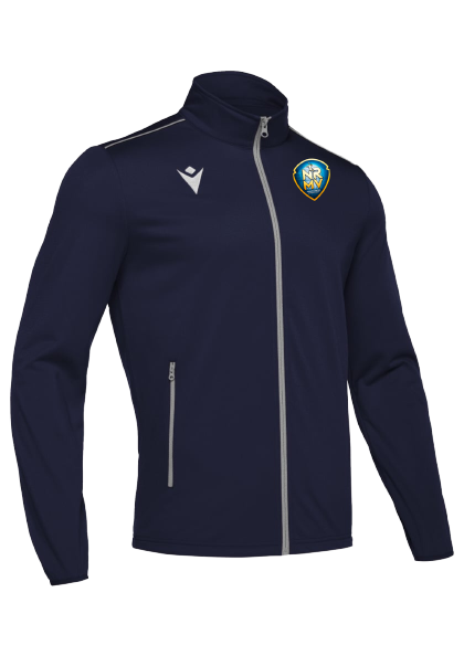 Macron Veste zippée nemesis navy, logo brodé | Image 1
