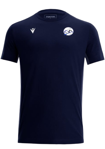 Macron T shirt  coton nevel navy, logo floqué | Image 1