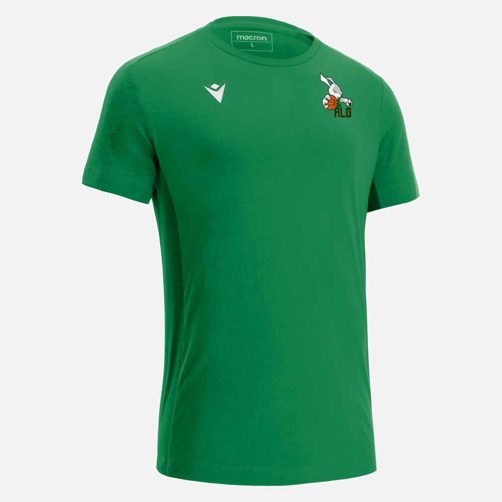 Macron Maillot en coton  nevel vert logo floqué | Image 1