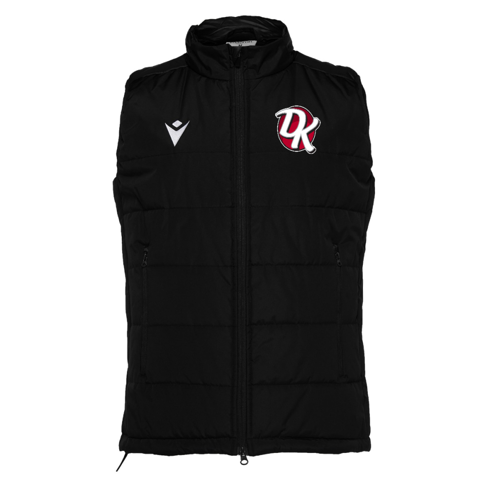 Macron Omsk gilet noire avec logo brodé | Image 1