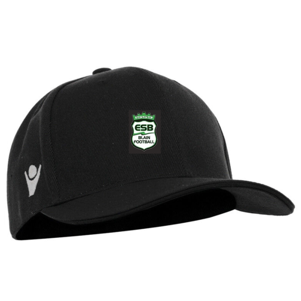 Macron Casquette pepper noire avec logo brodé | Image 1