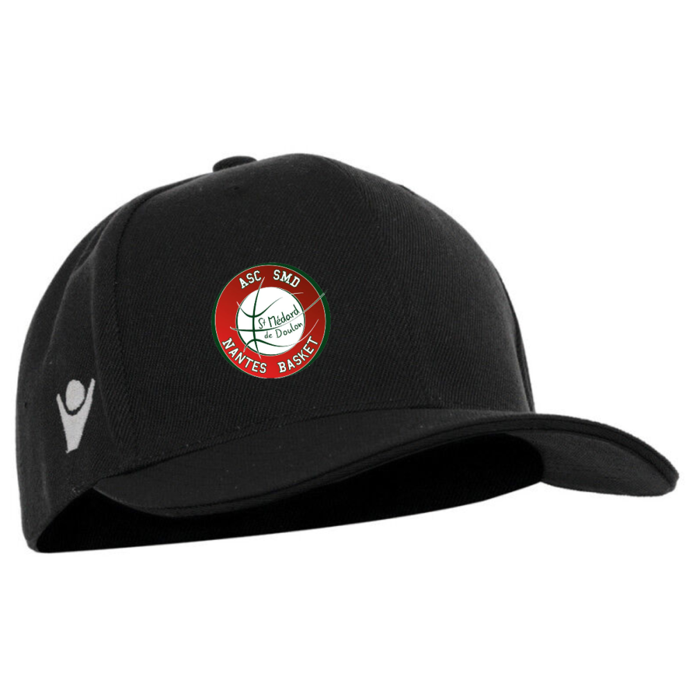 Macron Casquette pepper noire avec logo brodé | Image 1