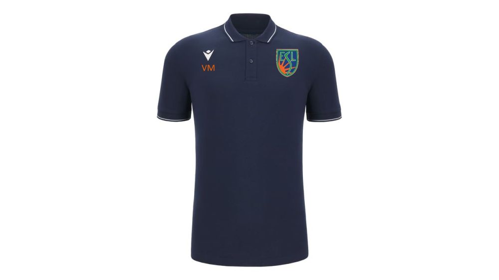 Macron Polo coton comedy eco avec ecusson tissé esl rugby | Image 1