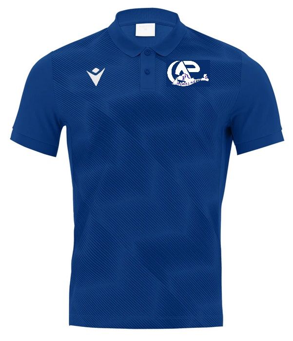 Macron Polo polyester thavil  bleu roi | Image 1