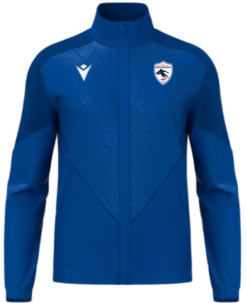 Macron Veste de sortie poseidon royal avec logo écusson | Image 1