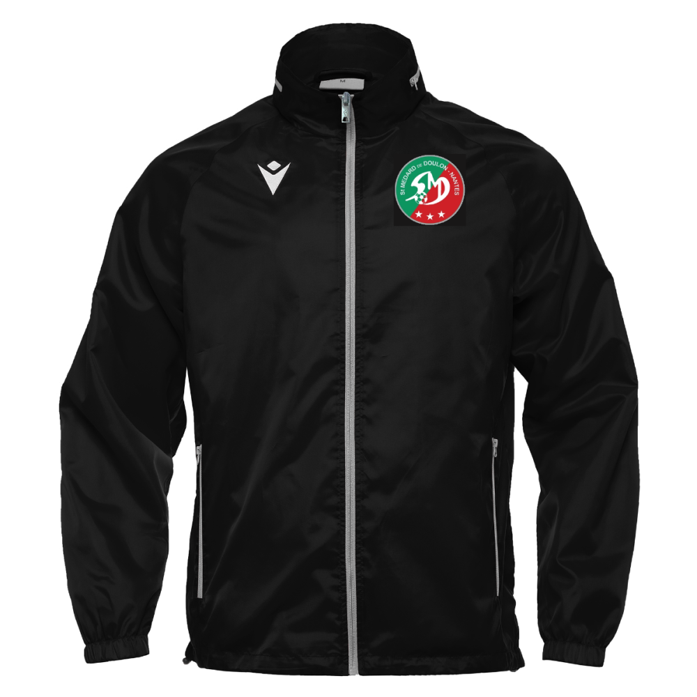 Macron Coupe vent praia hero noir  logo brodé | Image 1