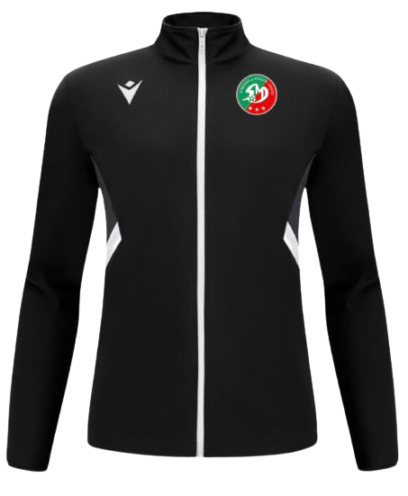 Macron Veste raijin noire avec logo brodé | Image 1