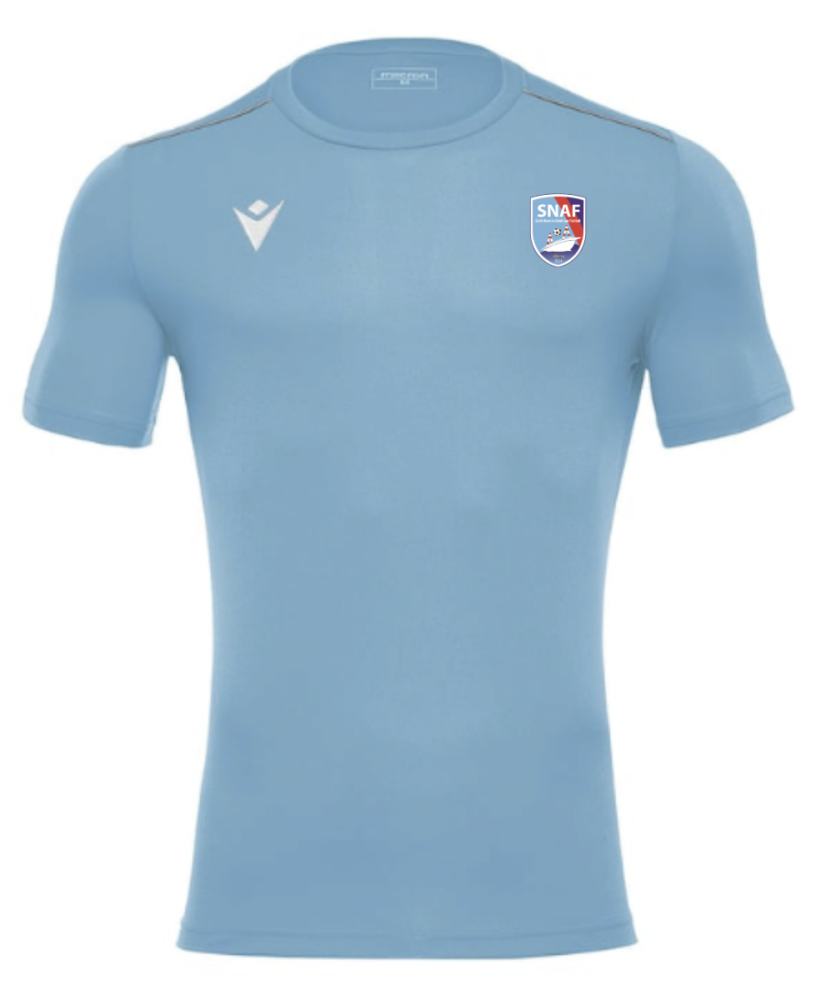 Macron Maillot entrainement rigel hero bleu ciel avec écusson | Image 1