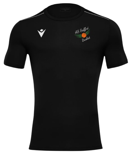 Macron Surmaillot rigel hero noir avec logo floqué | Image 1