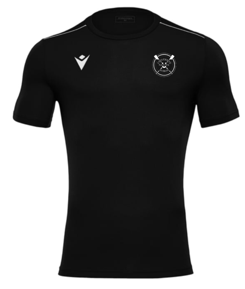 Macron Maillot rigel hero noir avec logo floqué | Image 1