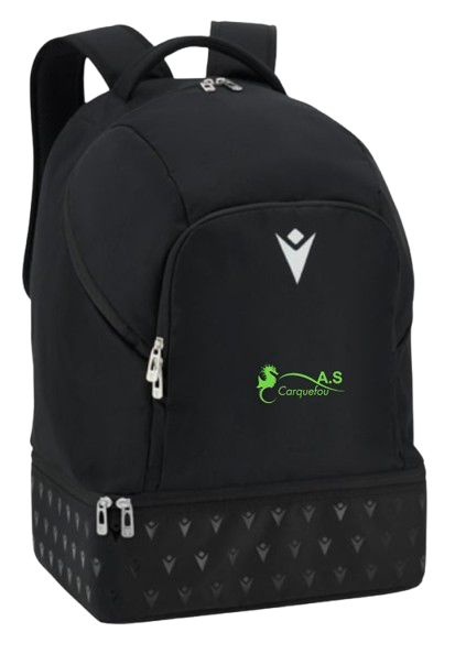 Macron Sac à dos rookie noir 33cm x 47cm x 25cm, logo brodé | Image 1