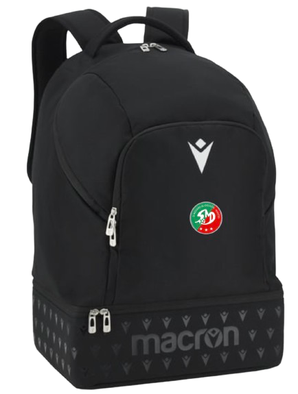 Macron Sac à dos rookie noir avec logo brodé | Image 1