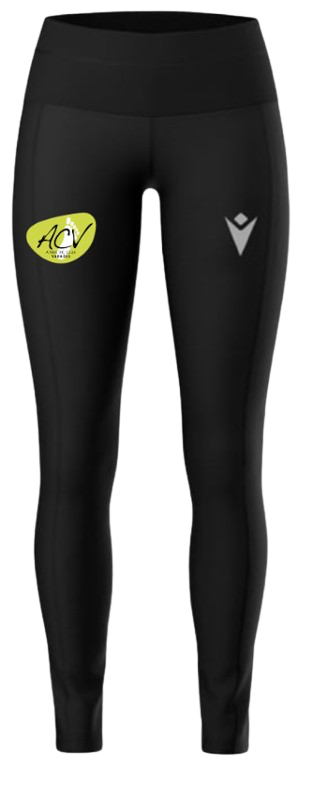 Macron Leggin femme sarez noir avec logo floqué | Image 1