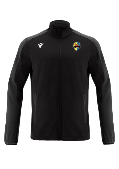 Macron Veste seth noire avec logo brodé | Image 1
