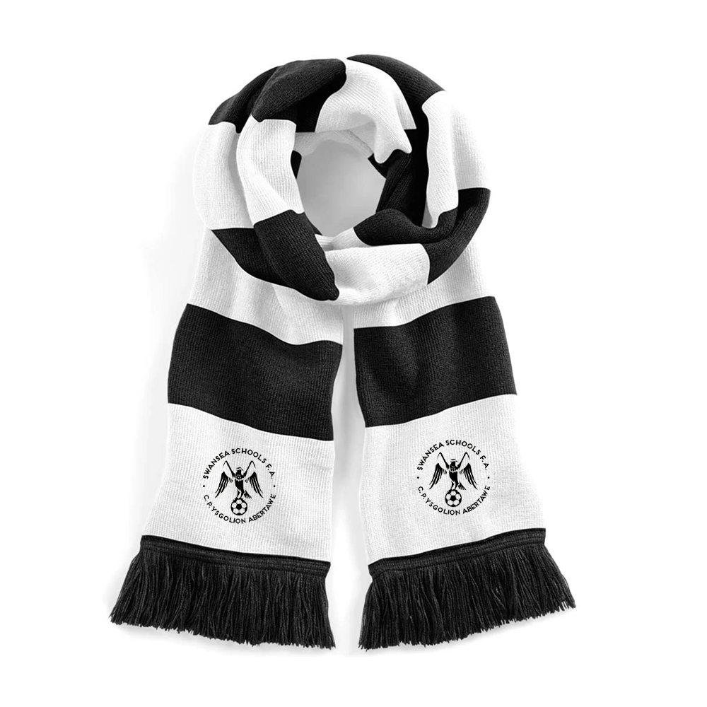 Macron [e] bb479 swansea schools scarf black/white | Image 1