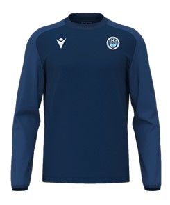 Macron Sweat d'entrainement thalos navy avec écusson | Image 1