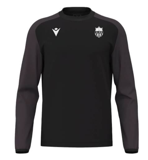 Macron Sweat-shirt thalos noir avec écusson | Image 1