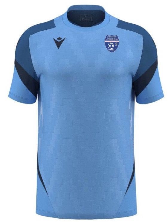 Macron Maillot totem indigo avec ecusson | Image 1