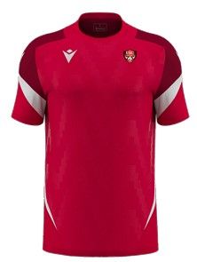 Macron Maillot d'entrainement totem rouge avec écusson | Image 1