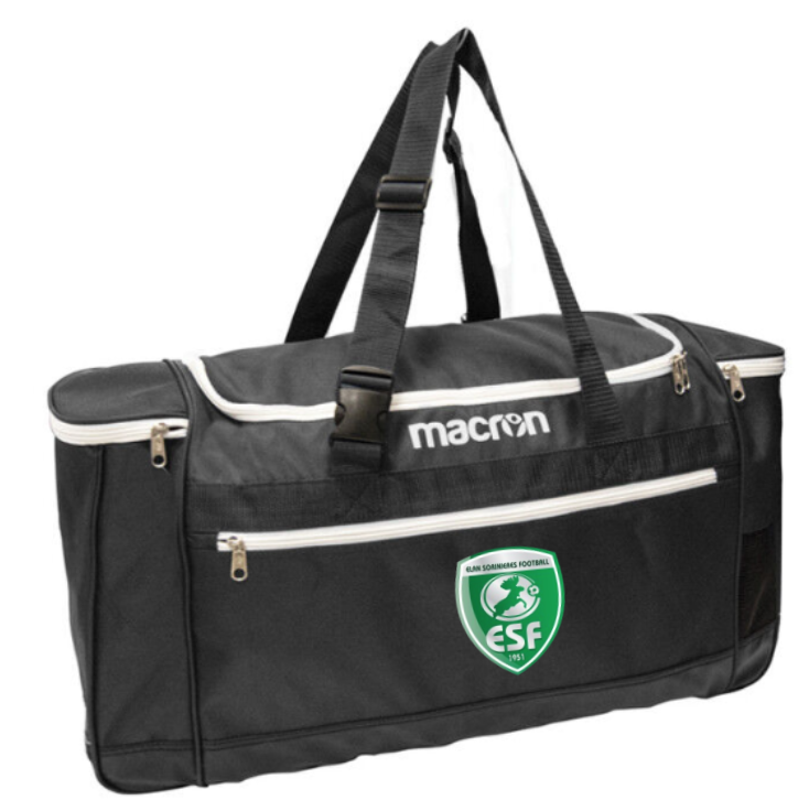 Macron Sac trip medium noir avec logo brodé | Image 1