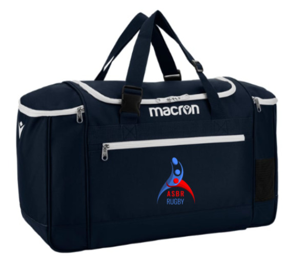 Macron Sac trip navy large, logo brodé | Image 1