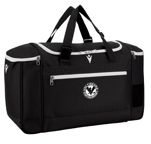 Macron Sac de sport trip m noir avec écusson,  48,3 l | Image 1