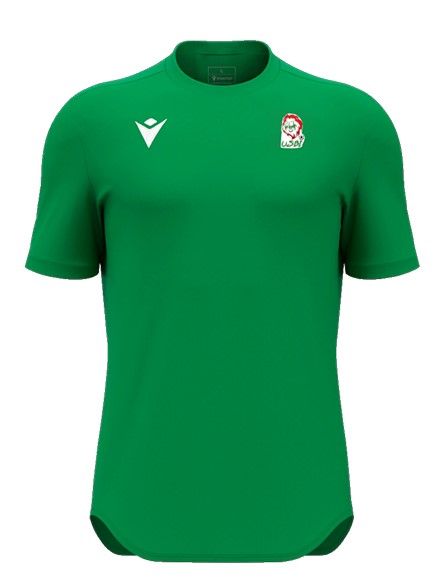 Macron Maillot d'entrainement void vert avec logo floqué | Image 1