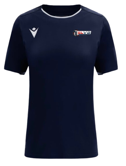 Macron Maillot femme widia eco navy avec logo floqué | Image 1