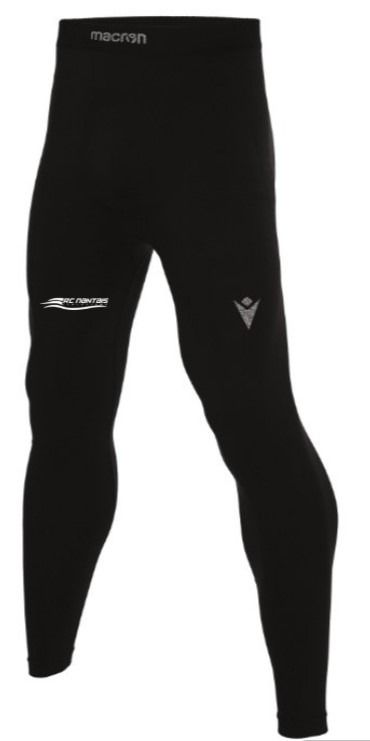 Macron Legging sous-short homme noir floqué - performance | Image 1