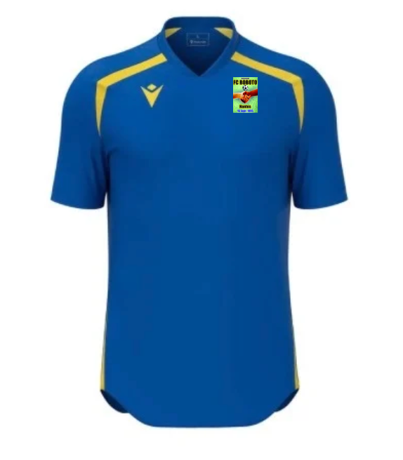 Macron Maillot match wyrm royal/jaune, logo floqué | Image 1