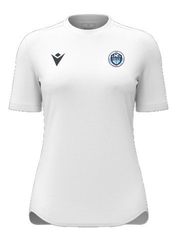 Macron Maillot zyra féminin blanc avec écusson | Image 1