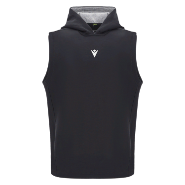 Remi ärmelloser hoodie mit kapuze und taschen