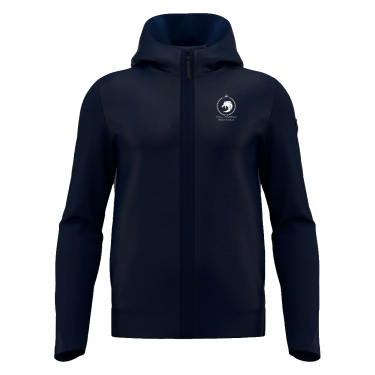 Midnight felpa full zip con cappuccio