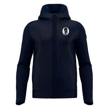 Midnight felpa full zip con cappuccio