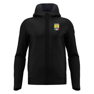 Midnight felpa full zip con cappuccio