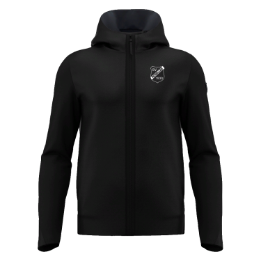 Midnight kapuzenjacke mit durchgehendem reißverschluss