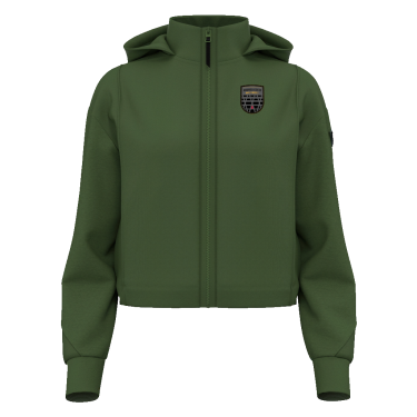 Bloom felpa full zip con cappuccio