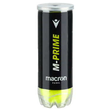 Wanne mit 3 m-prime padel-bällen