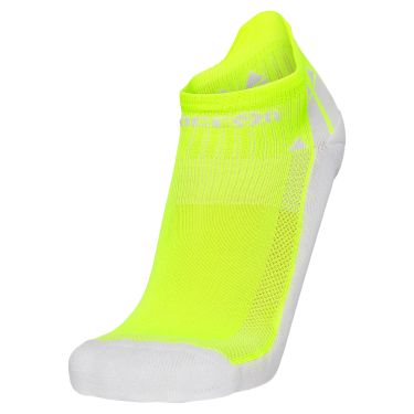 Offroad ankle running socks neon yellow/white