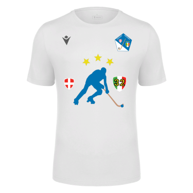 T-shirt hockey novara wht