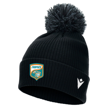 Snow pom pom beanie