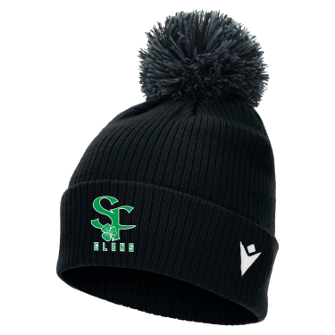Snow pom pom beanie
