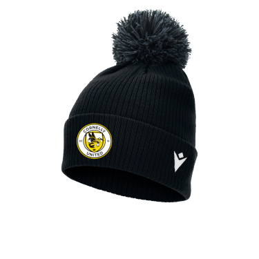 Snow pom pom beanie blk