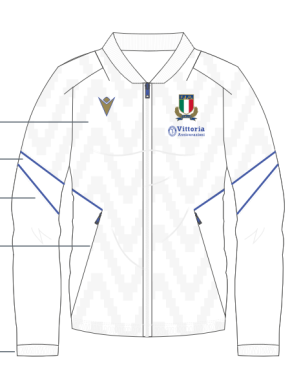 Fir m25/26 trvl fzip top wht sr ns/ns
