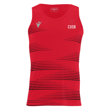 Dorian singlet red/blk_atletica