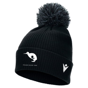 Snow pom pom beanie
